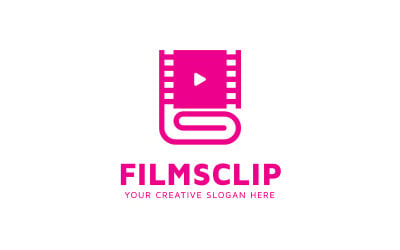 Modèle de logo pour clips de films