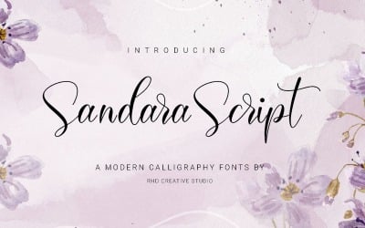 Sandaraa Script - A Modern Calligraphy Font