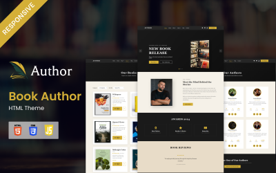 Yazar - Kitap Yazarı HTML Teması