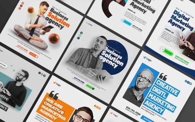 Marketing Agency Social Media Posts Bundle