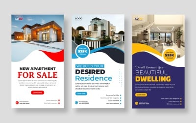 Real Estate Instagram Story Template Design Ver-5