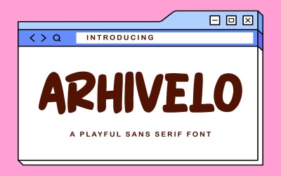 Arhivelo - Playful Sans Serif Font