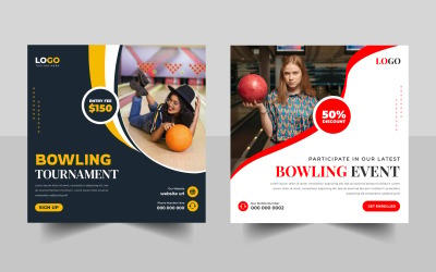 Bowling Event Instagram Post Design Ver-1