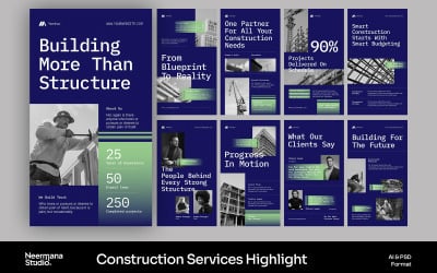 Instagramový příběh Navy Construction Services