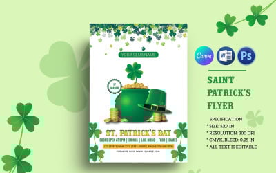 St. Patrick’s Day Party Flyer Template