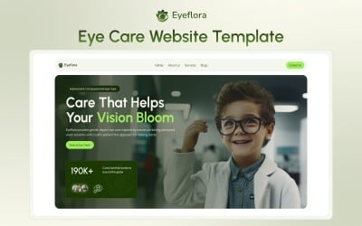 Eyeflora – Next.js-Vorlage für Augenpflege