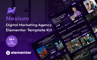 Nexium - Agenzia di marketing digitale Elementor Kit