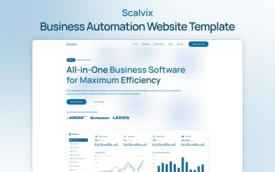 Scalvix – Next.js-Vorlage für Geschäftsautomatisierung