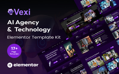 Vexi - Elementor-kit för AI-byrå och teknik