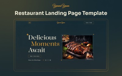 YummiYaam – Modèle Next.js premium pour restaurants