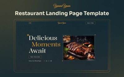 YummiYaam – Premium Restoran Next.js Şablonu