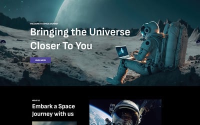 Astnaut - Universal Studios HTML5 Website Template
