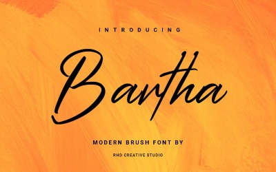 Barthaa - Modern Brush Font