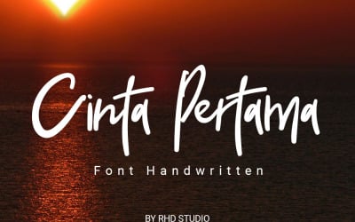 Carattere scritto a mano Cinta Pertamaaa