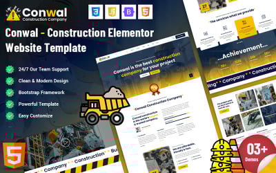 Conwal - Construction Responsive Website Template