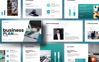 Creative Biz Plan Layout Template