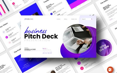 Modern Business Pitch Deck Template