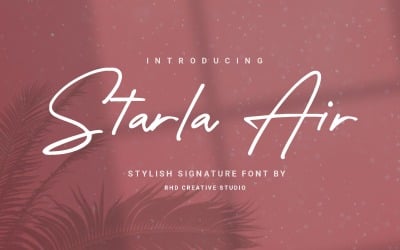Starla Air - Stylish Signaturee Font