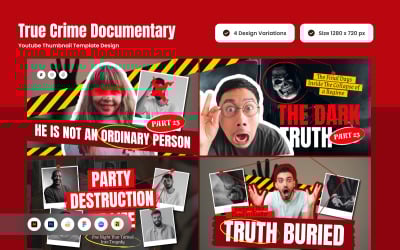 Cinematic True Crime YouTube Thumbnail