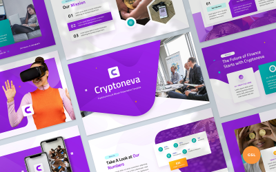 Cryptocurrency Cryptoneva Presentation Google Slides Template