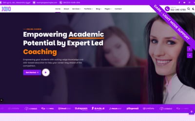 JOJO - React &amp;amp; NextJs Template for Education &amp;amp; Online Courses