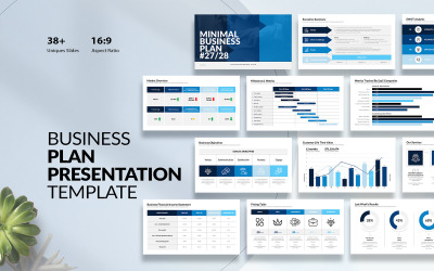 Minimal Business Plan ProwerPoint Template