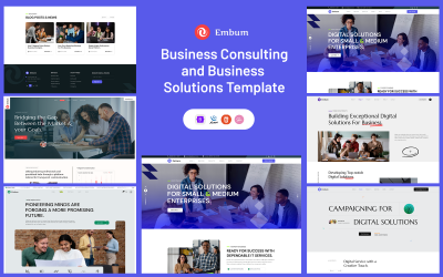 Embum – Üzleti tanácsadás és vállalati HTML sablon