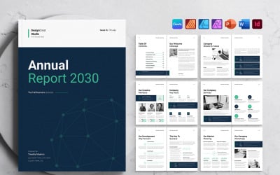 Annual Report Template - 24pages