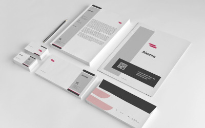 Brand Identity Stationery Design Template