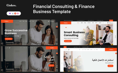 Cinkes - Financial Consulting &amp;amp; Finance Business Template