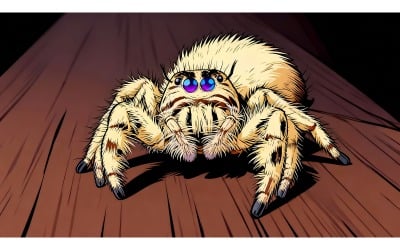 Jumping Spider 1 Illustration