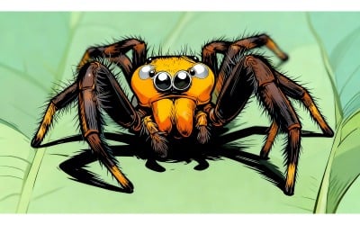 Jumping Spider 2 Illustration