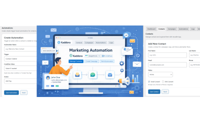 Kaddora Marketing Suite – Plugin voor e-mail, sms en automatisering voor WordPress