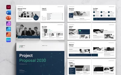 Project Proposal Template Landscape - 24pages
