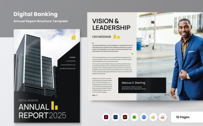 Digital Banking Annual Report Brochure Template V2