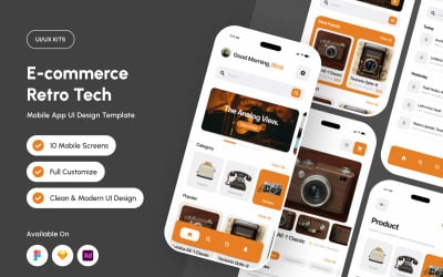 GearVault - E-commerce Retro Tech Mobile App