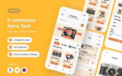 NeoVintage - E-commerce Retro Tech Mobile App