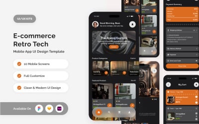 NeverOld  - Retro Tech E-commerce UI Kit