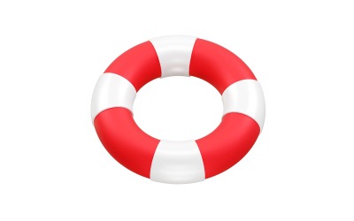 Wektor renderowania ikony tuby do pływania