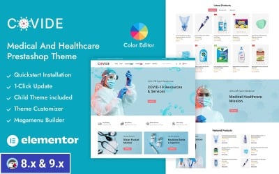 Covide - Tema responsivo de Prestashop para tiendas de salud y farmacias