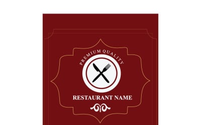 Elegante modello di menu per ristorante, ideale per il branding di bar e attività di ristorazione.