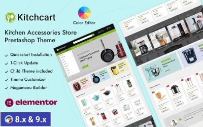 Kitchcart - Köks- och hushållsapparatbutik Prestashop Responsivt tema