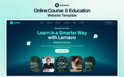 Lernavo – Plantilla Next.js para cursos y educación en línea