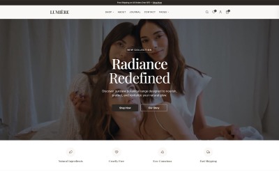 Lumière Skin – Modèle HTML Beauté et Cosmétiques