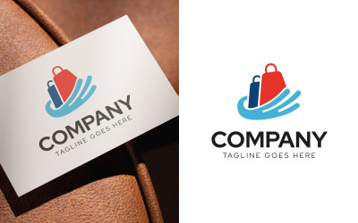 Creative Shopping Bag Logo