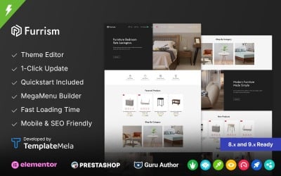 Furrism - Тема оформления PrestaShop для современного мебельного магазина