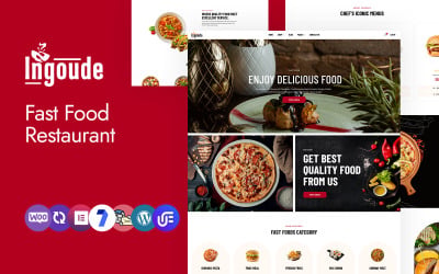 Ingoude - Tema WordPress WooCommerce para Restaurante de Fast Food