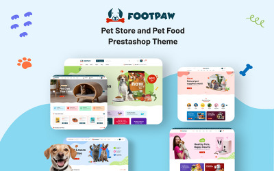 Leo Footpaw Elementor - Prestashopová šablona pro obchod se zvířaty