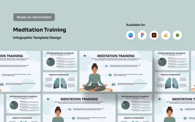 Meditation Training Infographic Template