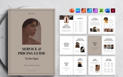 Service &amp;amp; Pricing Guide Template - 20pages